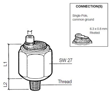 VDO Pressure switch 2.00 Bar